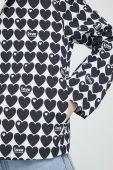 Куртка Love Moschino жіноча колір білий перехідна (3153251)