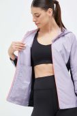 Бігова куртка Mizuno Alpha колір фіолетовий