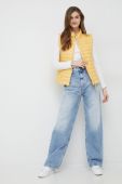 Безрукавка Pepe Jeans Ronna жіноча колір жовтий перехідна