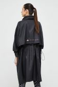 Парка adidas by Stella McCartney жіноча колір чорний перехідна oversize