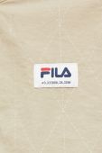 Куртка Fila жіноча колір бежевий перехідна oversize
