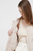 Куртка Dkny жіноча колір бежевий перехідна (3128161)