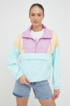 Куртка Billabong жіноча колір бірюзовий перехідна oversize