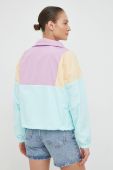 Куртка Billabong жіноча колір бірюзовий перехідна oversize