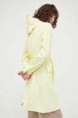 Протидощова куртка Rains 18130 Curve Jacket жіноча колір жовтий перехідна