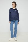 Куртка Tommy Jeans жіноча колір синій перехідна oversize
