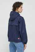 Куртка Tommy Jeans жіноча колір синій перехідна oversize
