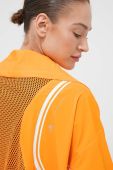 Вітровка adidas by Stella McCartney TruePace колір помаранчевий перехідна oversize