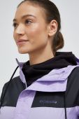 Куртка Columbia жіноча колір фіолетовий перехідна 1989523-100