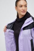 Куртка Columbia жіноча колір фіолетовий перехідна 1989523-100