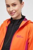 Куртка outdoor Jack Wolfskin Go Hike Softshell колір помаранчевий (3479317)