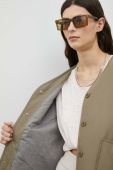 Куртка Samsoe Samsoe жіноча колір зелений перехідна oversize (3091449)