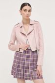 Куртка Morgan жіноча колір рожевий перехідна (3294893)