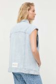 Джинсова безрукавка Miss Sixty жіночий перехідний колір блакитний