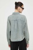 Джинсова сорочка American Vintage жіноча relaxed класичний комір колір блакитний (3257745)