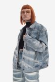 Джинсова куртка KSUBI жіноча перехідна oversize WPS23JK006-DENIM колір блакитний