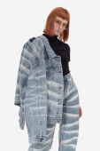 Джинсова куртка KSUBI жіноча перехідна oversize WPS23JK006-DENIM колір блакитний