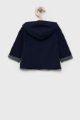 Кофта для немовлят United Colors of Benetton колір синій з капюшоном однотонна (3150866)