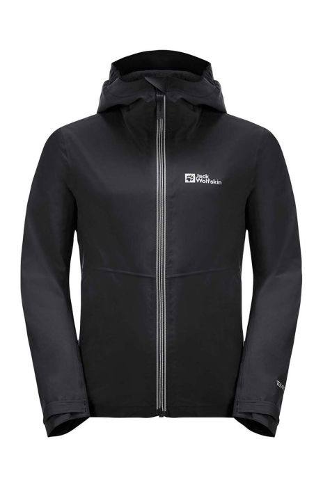 Дитяча куртка Jack Wolfskin JWP SHELL K колір чорний (3121369)