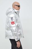 Куртка Guess чоловіча колір срібний зимова (3003846)