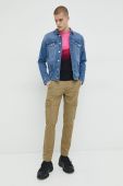 Джинсова куртка Tommy Jeans чоловіча перехідна колір блакитний (3039342)