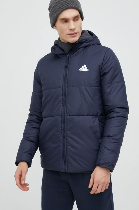 Куртка adidas чоловіча колір синій зимова (2805456)