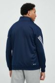 Тренувальна кофта adidas Performance чоловіча колір синій з принтом