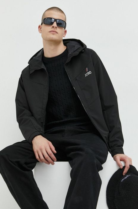Куртка Jack & Jones JJESNAP чоловіча колір чорний перехідна 12224282