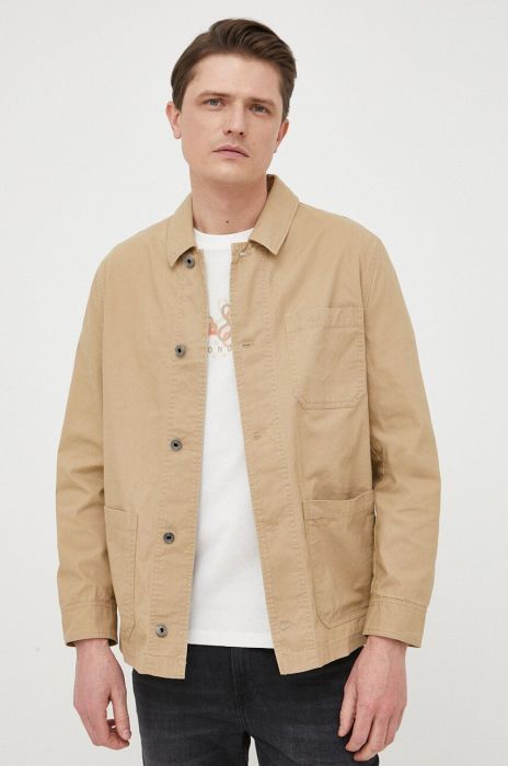Куртка Pepe Jeans чоловіча колір бежевий перехідна (3170325)