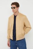 Куртка-бомбер United Colors of Benetton чоловічий колір бежевий перехідна