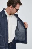 Джинсова куртка United Colors of Benetton чоловіча колір синій перехідна