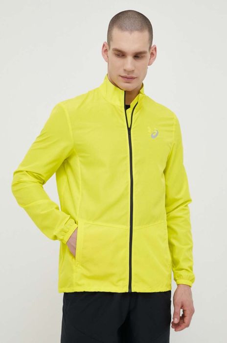 Бігова куртка Asics Core колір зелений перехідна