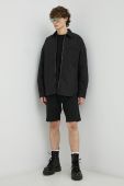 Куртка G-Star Raw чоловіча колір чорний перехідна oversize (2957476)