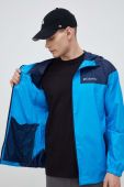 Куртка Columbia чоловіча перехідна колір блакитний