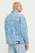 Джинсова куртка Tommy Jeans чоловіча перехідна oversize колір блакитний (3267010)