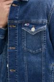 Джинсова куртка Tommy Jeans чоловіча колір синій перехідна