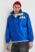 Куртка Tommy Jeans чоловіча перехідна oversize колір блакитний (2979830)