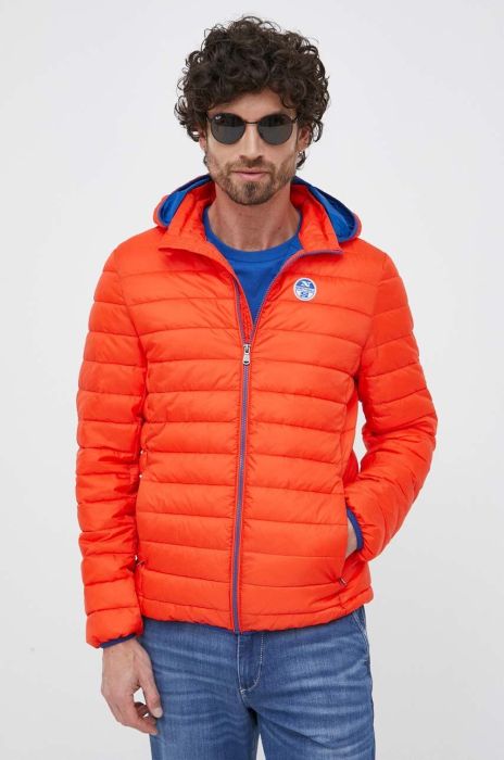 Куртка North Sails чоловіча колір помаранчевий перехідна