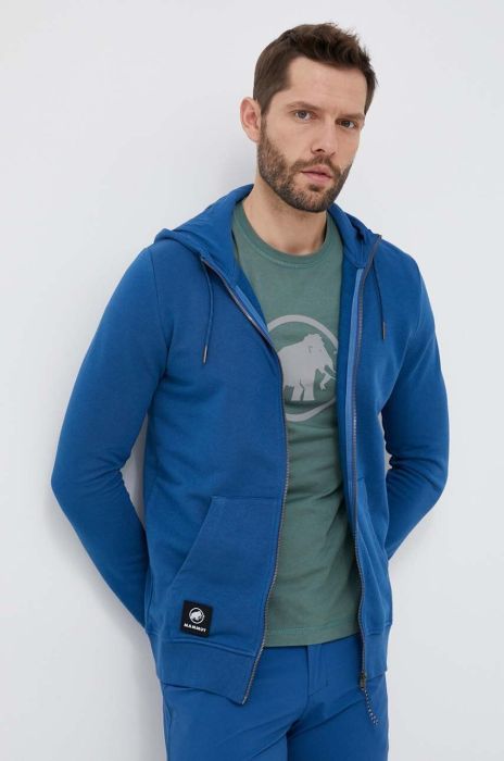 Кофта Mammut ML Hooded колір блакитний