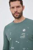Кофта Mammut Core Logo чоловіча колір зелений з принтом