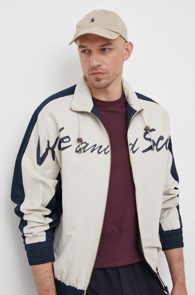 Куртка Lyle & Scott чоловіча колір синій перехідна (3247561)