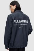 Куртка AllSaints перехідна колір блакитний