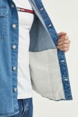 Джинсова куртка Tommy Jeans чоловіча перехідна колір блакитний (3327063)
