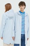 Протидощова куртка Rains 12020 Long Jacket перехідна колір блакитний