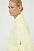Дощовик Rains 15530 Fuse Bomber Jacket колір жовтий перехідна