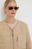 Куртка Rains 18170 Liner Jacket колір бежевий перехідна