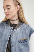 Куртка-бомбер Guess Originals перехідна M3GG76D4XY0-F7WK колір блакитний