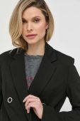 Піджак Guess колір чорний однобортний однотонна (2863826)