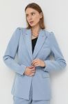 Піджак Bruuns Bazaar Rubysus Nora однобортний однотонний колір блакитний