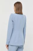 Піджак Bruuns Bazaar Rubysus Nora однобортний однотонний колір блакитний